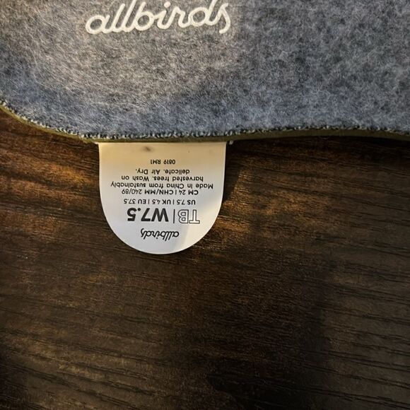 ALLBIRDS Tree Breezers Flats in Mallee Size 7.5 - Picture 6 of 7